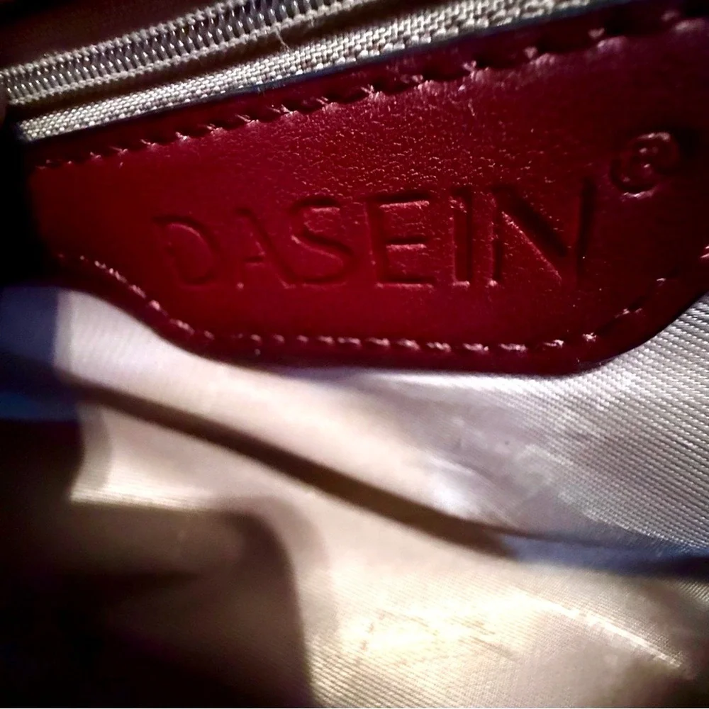 Dasein Colorblock Satchel Handbag Crossbody Zipper Adjustable Strap Professional